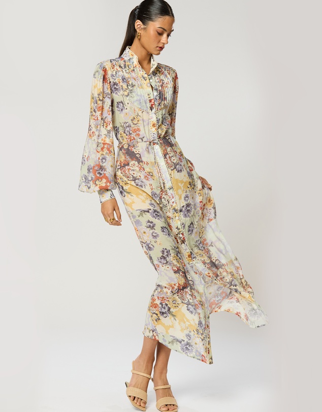 Winona - Genovia Button Maxi Dress