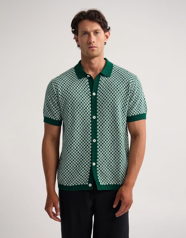 Oxford - Jacob Jacquard Polo