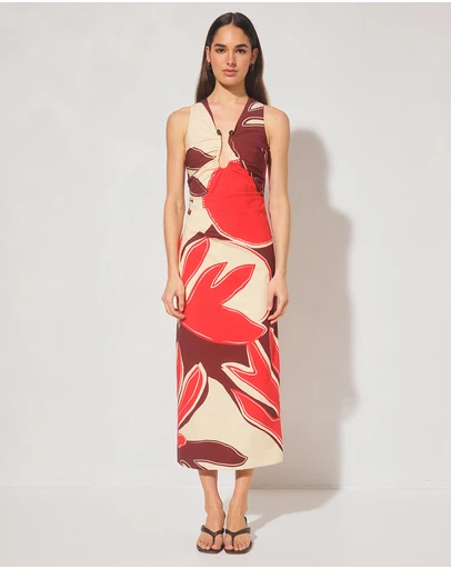 MON RENN - Sundrop Palms Maxi Dress