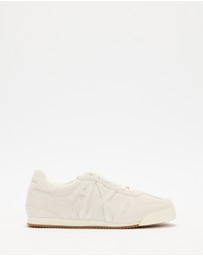 Armani Exchange - Sneaker Trip Suede Mesh Pureflex - Men's