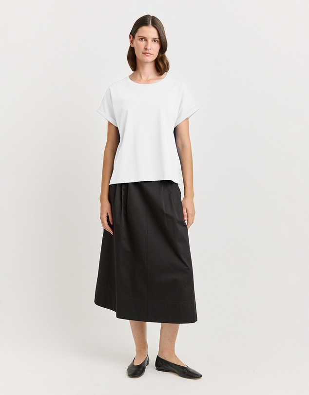 Toorallie - Roll Sleeve Organic Cotton Tee