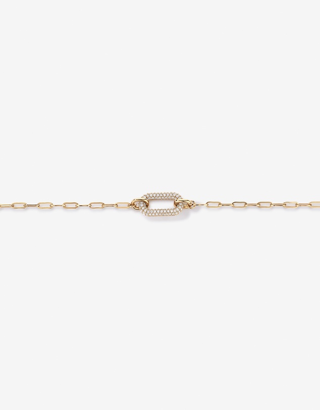 Michael Hill - Luxe Links Bracelet with Cubic Zirconia in 18kt Vermeil
