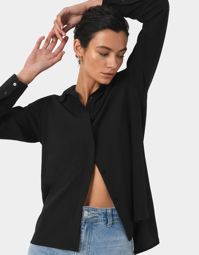 Forcast - Kevin Relax Fit Crepe Shirt