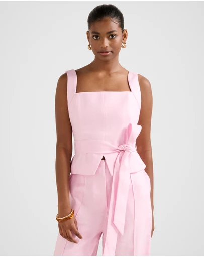 Forever New Petite - Emmy Petite Tie Up Top