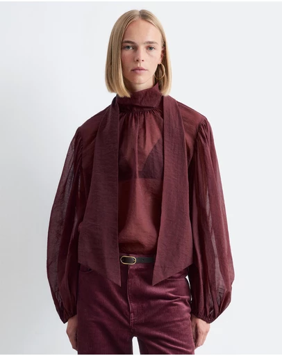 & Other Stories - Puff-Sleeve Bow-Detail Blouse