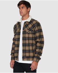 RVCA - Daggers Plaid Sherpa Jacket
