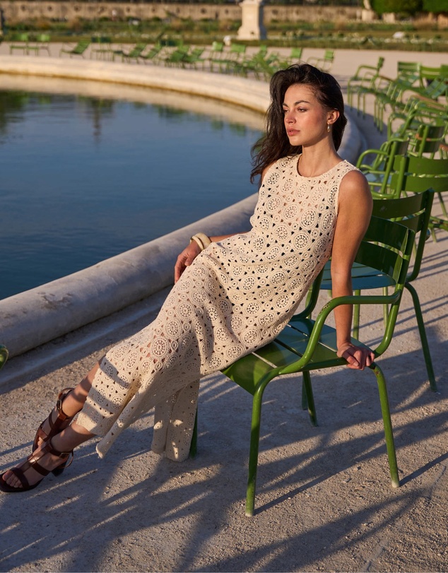 UNE PIECE - Crochet Midi Dress