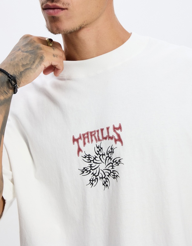 Thrills - Stagger Box Fit Oversize Cropped Tee