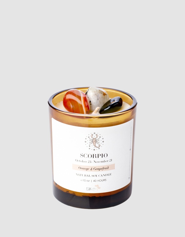 Silk Oil of Morocco - Scorpio Amber Natural Soy Candle