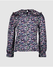 B.Nosy - Floral Blouse with Collar - Kids-Teens