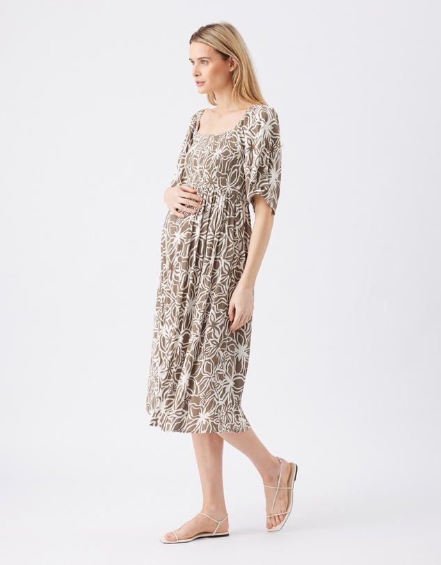Ripe Maternity - Alona Shirred Dress