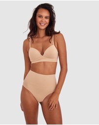 Bras N Things - Cooling Seamfree High Waist V-String - Nude 2