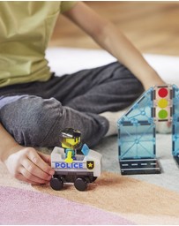 Magna-Tiles - MAGNA-TILES - Police Patrol - 20 Piece