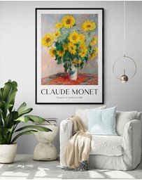 Inka Arthouse - Sunflowers by Claude Monet Art Print