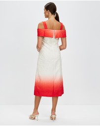 Pink Ruby - Stylish Moves Off Shoulder Dress