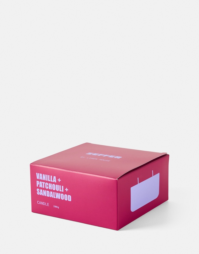 Zeffer by Linen House - Vanilla, Patchouli & Sandalwood Candle 200g
