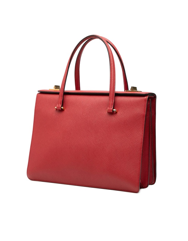 Pre-Loved by Azura Reborn - Pre-Loved Saffiano Turnlock Handbag