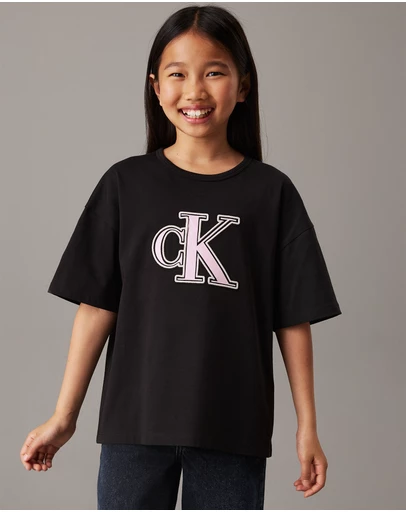 Calvin Klein Jeans - Girls Boxy Logo T-Shirt