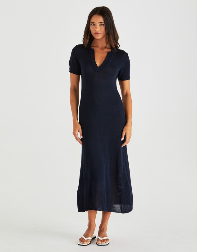 Sass - Abbie Knit Polo Dress