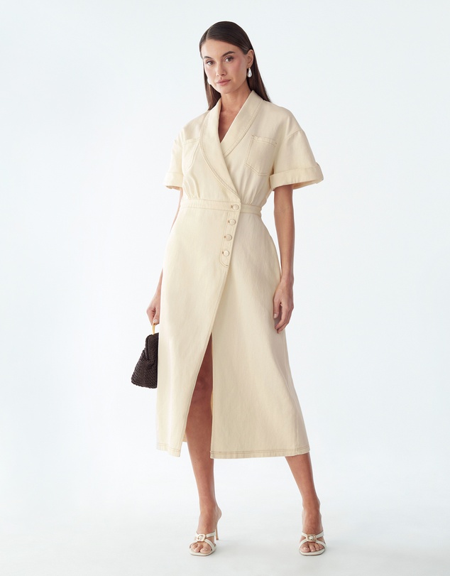 Willa - Sil Midi Dress