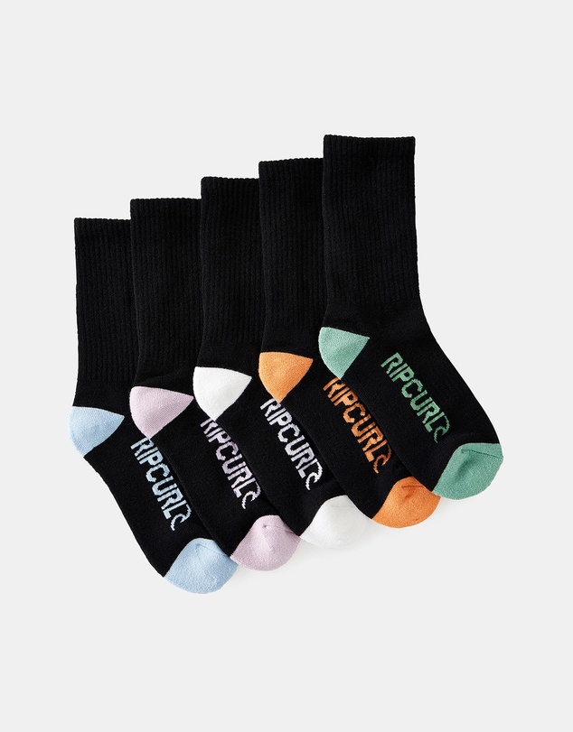 Rip Curl - School Crew Socks 5 Pack