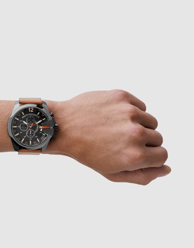 Diesel - Mega Chief Brown Chronograph Watch DZ4343
