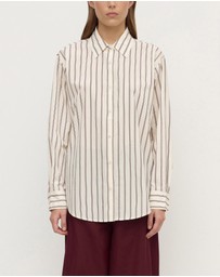 Assembly Label - Amaro Italian Stripe Long Sleeve Shirt