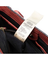 Pre-Loved by Azura Reborn - Pre-Loved Small Grainy Calfskin and House Check Banner Satchel