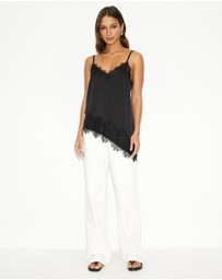 Dazie - Camille Lace Top