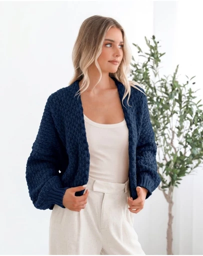 Esther & Co - Dorine Cardigan - Navy