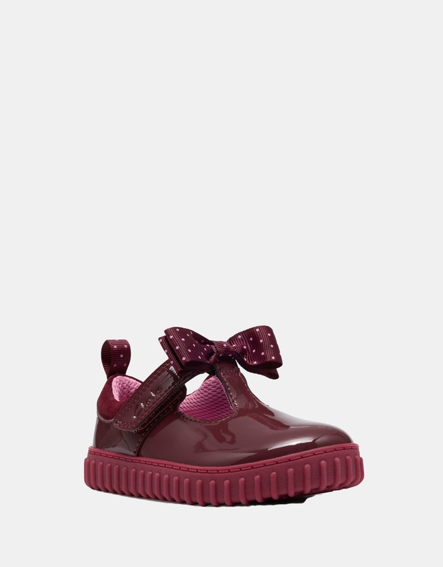 Clarks - Cove Bow (T) Burgundy