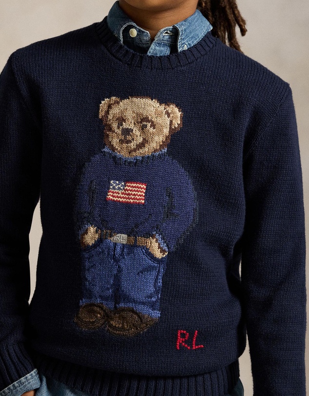 Polo Ralph Lauren - Polo Bear Cotton Sweater - Teens