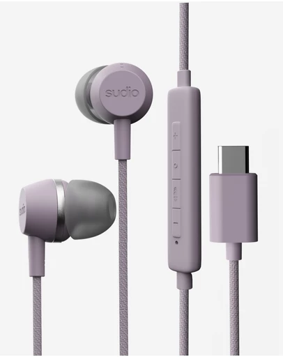 Sudio - V3 Pro - USB-C Tangle-Free Universal Wired Earbuds