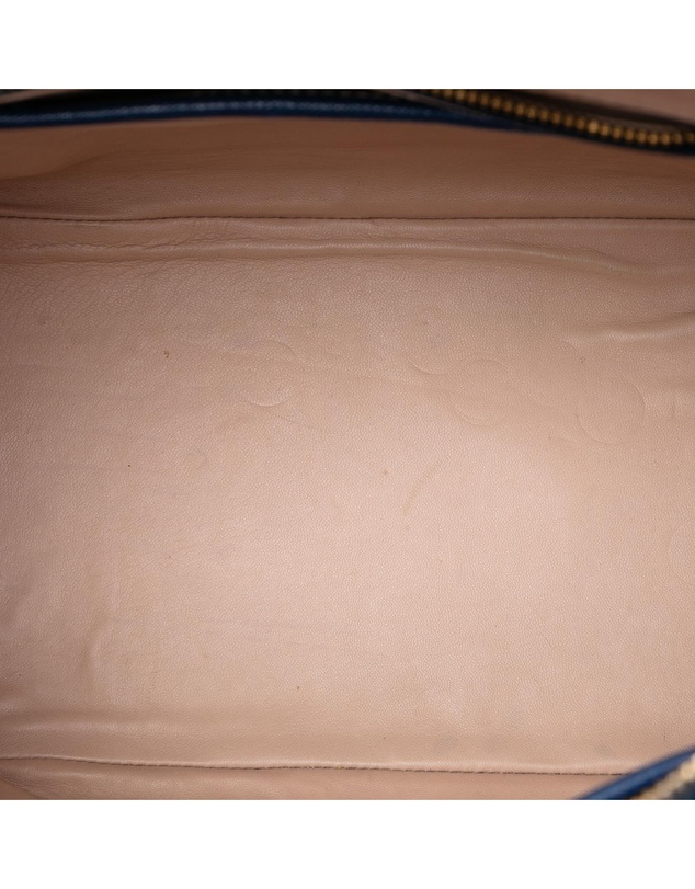 Pre-Loved by Azura Reborn - Pre-Loved Bicolor Saffiano Lux Promenade Dome Handbag