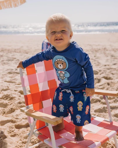 Huxbaby - Jaws Hux Rashie - ICONIC EXCLUSIVE - Babies-Kids