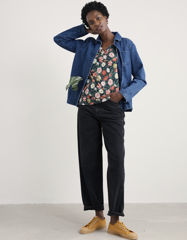 Seasalt - Barnoon Jersey Printed Short-Sleeve Top