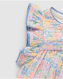 Purebaby - Smocked Dress -Kids-Babies
