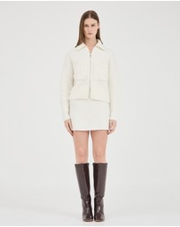 FRIEND of AUDREY - Nyra Boucle Knit Mini Skirt