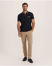 SABA - Ted Textured Cotton Polo