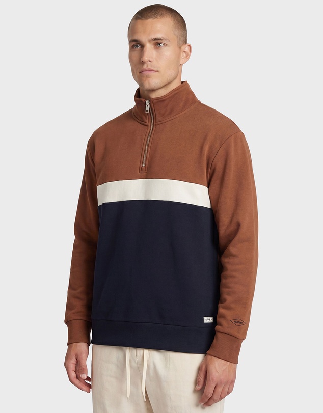 Academy Brand - Academy Contrast 1/4 Zip Sweat