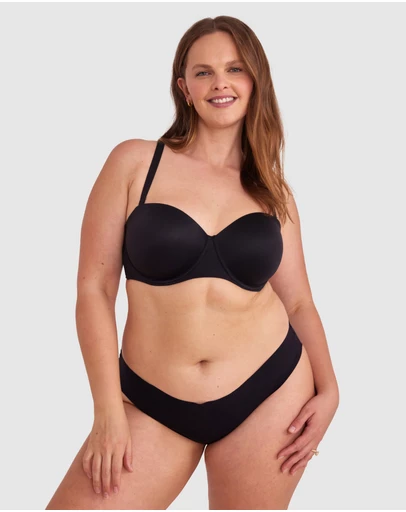 Bras N Things - Body Bliss Full Cup Strapless Bra - Black