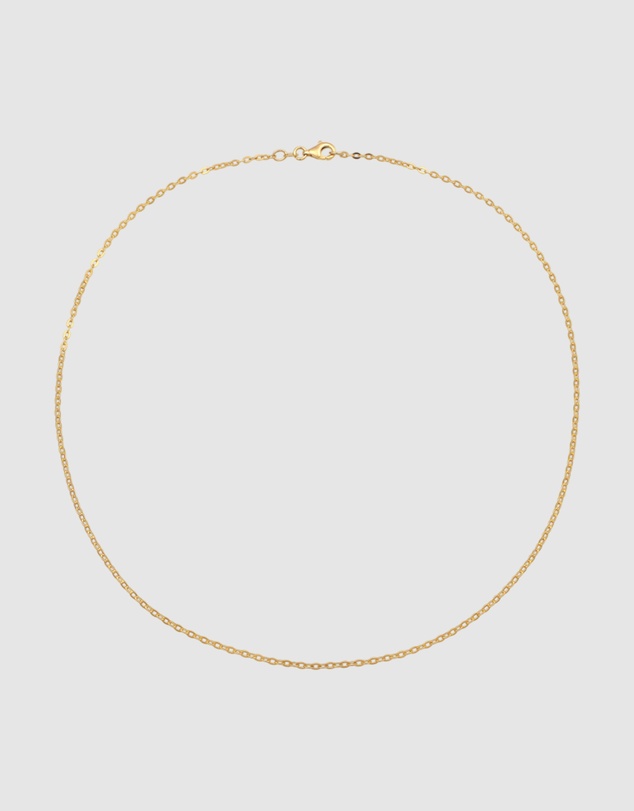 Elli Jewelry - Necklace Women Elegant Anchorchain 925 Sterling Silver Gold Plated