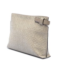 Pre-Loved by Azura Reborn - Pre-Loved Embossed Calfskin Anagram Repeat T Clutch