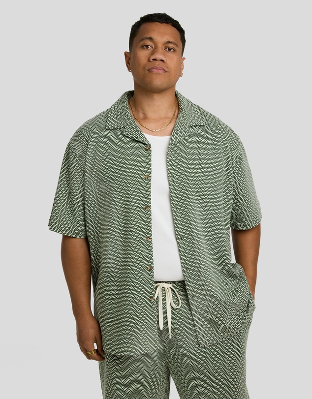 Johnny Bigg - Ziggy Jacquard Relaxed Shirt