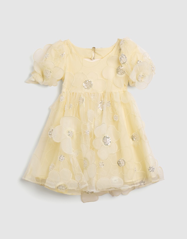 Bardot Junior - Jamie Flower Heart Mini Dress - Kids-Teens