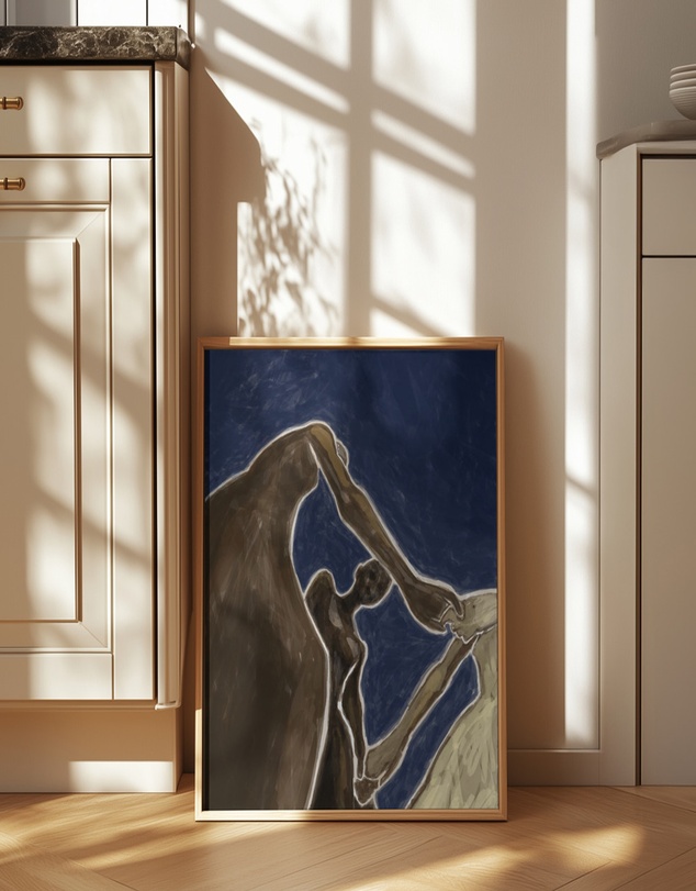 Olive et Oriel - KH Studio - With Embrace by Karla Hyman Art Print