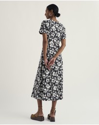 Seasalt - Seasalt Cornwall Navy Mirva Midi Jersey Dress