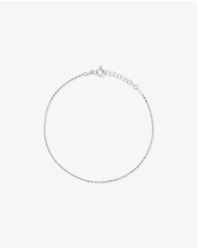 Michael Hill - 19cm Diamond Cut Fine Cable Bracelet in Sterling Silver