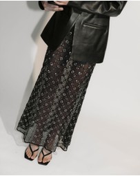 Lover - Isadora Sequin Sheer Maxi Skirt