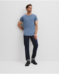 Country Road - Australian Cotton Longline Garment Dye T-shirt